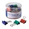 Officemate Binder Clips, Medium, 5/8 Inch Capacity, Assorted Colors, Pack of 24
